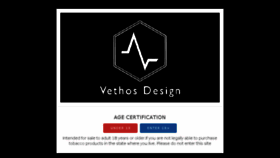 What Vethosdesign.com website looked like in 2018 (6 years ago)