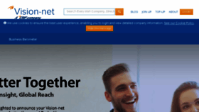 What Vision-net.ie website looked like in 2018 (7 years ago)