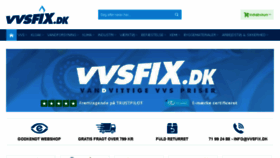 What Vvsfix.dk website looked like in 2018 (6 years ago)