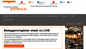 What Vastgoedjournaal.nl website looked like in 2018 (6 years ago)