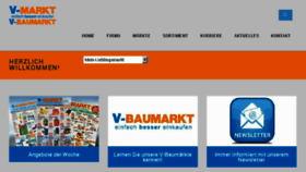 What V-markt.de website looked like in 2018 (6 years ago)