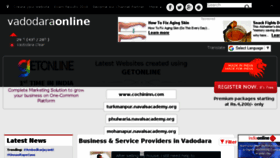 What Vadodaraonline.in website looked like in 2018 (6 years ago)