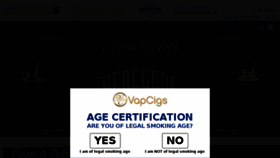 What Vapcigs.com website looked like in 2018 (6 years ago)