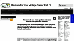 What Vintagetrailergaskets.com website looked like in 2018 (6 years ago)