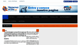 What Veracruzaldia.com website looked like in 2018 (6 years ago)