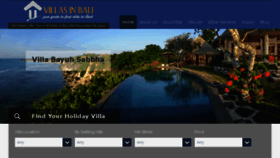 What Villasinbali.com website looked like in 2018 (6 years ago)