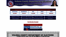 What Volusiaelections.org website looked like in 2018 (6 years ago)