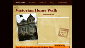 What Victorianhomewalk.com website looked like in 2018 (6 years ago)