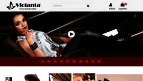 What Violanta.com.br website looked like in 2018 (6 years ago)