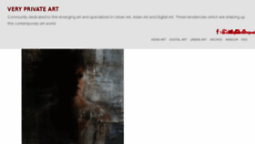 What Veryprivateart.com website looked like in 2018 (6 years ago)