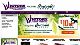 What Victorychurchproducts.com website looked like in 2018 (6 years ago)