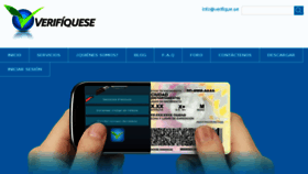 What Verifique.se website looked like in 2018 (6 years ago)