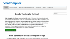 What Vbacompiler.com website looked like in 2018 (6 years ago)