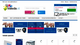 What Valeda.nl website looked like in 2018 (6 years ago)