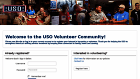 What Volunteers.uso.org website looked like in 2018 (6 years ago)