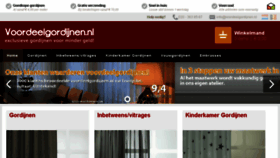 What Voordeelgordijnen.nl website looked like in 2018 (6 years ago)