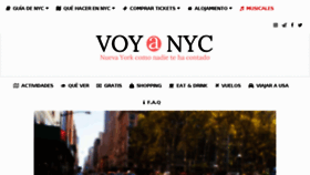 What Voyanyc.com website looked like in 2018 (6 years ago)