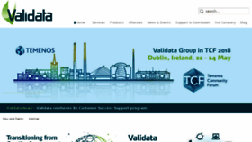What Validata-software.com website looked like in 2018 (6 years ago)