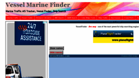 What Vesselmarinefinder.com website looked like in 2018 (6 years ago)