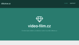 What Video-film.cz website looked like in 2018 (5 years ago)