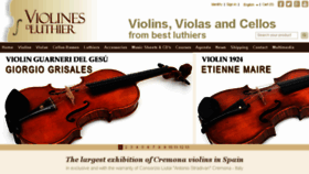 What Violinesdeluthier.com website looked like in 2018 (6 years ago)
