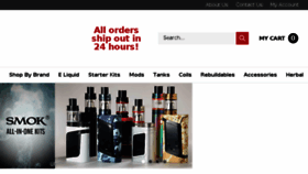 What Vaporsolo.com website looked like in 2018 (5 years ago)