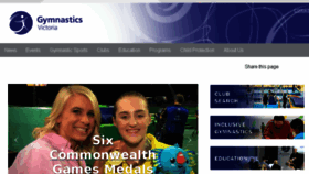 What Vic.gymnastics.org.au website looked like in 2018 (5 years ago)