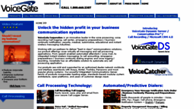 What Voicegatecorp.com website looked like in 2018 (6 years ago)