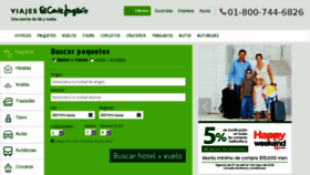 What Viajeselcorteingles.com.mx website looked like in 2018 (6 years ago)