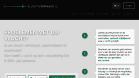 What Vlucht-vertraagd.nl website looked like in 2018 (6 years ago)