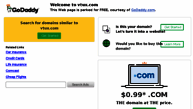 What Vtux.com website looked like in 2018 (6 years ago)