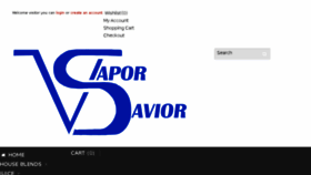 What Vaporsavior.com website looked like in 2018 (5 years ago)