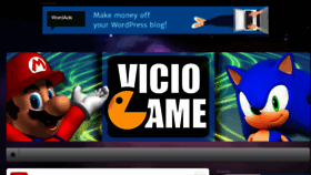 What Viciogameblog.com website looked like in 2018 (6 years ago)