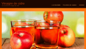 What Vinaigre-cidre.info website looked like in 2018 (6 years ago)