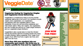 What Veggiedate.org website looked like in 2018 (8 years ago)