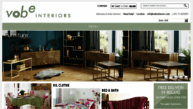 What Vobeinteriors.com website looked like in 2018 (5 years ago)