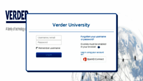 What Verderuniversity.com website looked like in 2018 (6 years ago)
