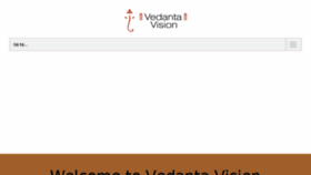 What Vedantavision.org website looked like in 2018 (6 years ago)