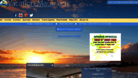 What Vacation-maui.com website looked like in 2018 (6 years ago)