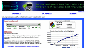 What Verifiedforexrobots.com website looked like in 2018 (6 years ago)