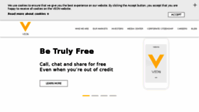What Vimpelcom.com website looked like in 2018 (5 years ago)