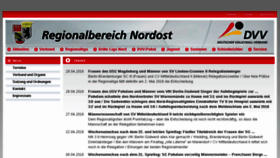 What Volleyball-nordost.de website looked like in 2018 (6 years ago)