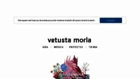 What Vetustamorla.com website looked like in 2018 (5 years ago)