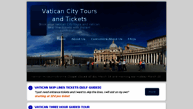 What Vaticancitytoursandtickets.com website looked like in 2018 (5 years ago)