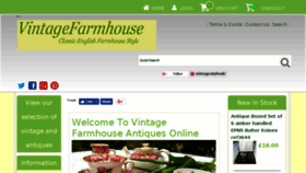 What Vintagefarmhouse.co.uk website looked like in 2018 (6 years ago)