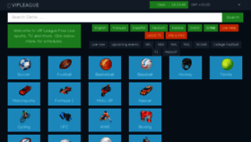 What Vipleague.me website looked like in 2018 (7 years ago)