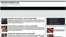 What Vercapitulodehoy.com website looked like in 2018 (6 years ago)