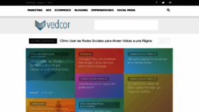 What Vedcor.es website looked like in 2018 (5 years ago)