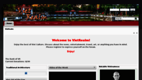 What Vietrealm.com website looked like in 2018 (6 years ago)