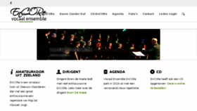 What Vocaalensembleencore.com website looked like in 2018 (6 years ago)